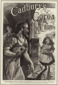 Werbung für Cadburys Trinkkakao von English School