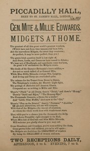 Werbung für General Mite und Millie Edwards