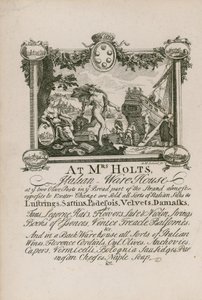 Werbung für Mr. Holts italienisches Lagerhaus von English School