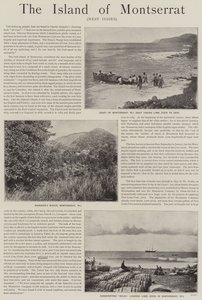 Werbung, die Insel Montserrat, Westindien