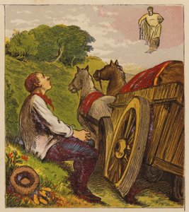 Äsops Fabeln: Herkules und der Fuhrmann von English School
