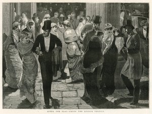 Nach dem Theater - unter dem Lyceum Portikus von English School