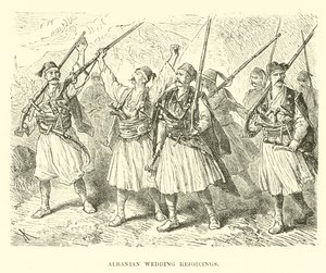 Albanische Hochzeitsfreuden