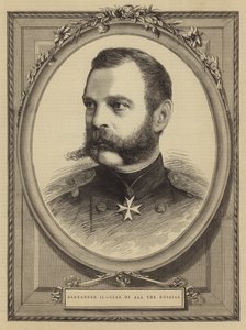 Alexander II., Zar aller Russen (Stich) von English School