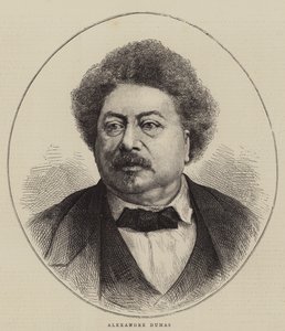 Alexandre Dumas (Stich) von English School