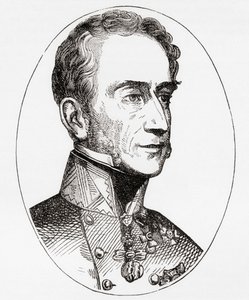 Alfred Candidus Ferdinand, Prinz von Windisch-Grätz, Feldmarschall in der österreichischen Armee, aus Ward und Locks Illustrierter Weltgeschichte, veröffentlicht ca. 1882 von English School