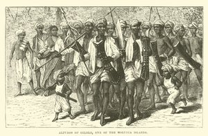 Alfuros von Gilolo, eine der Molukkeninseln