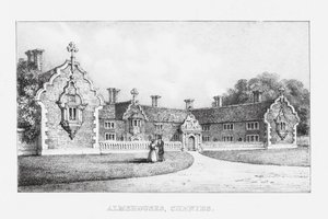 Armenhäuser, Chenies (Gravur)
