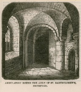 Ambulatorium um das Kirchenschiff von St. Bartholomäus von English School