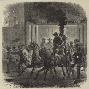 Amerikanische Feuerwache von English School
