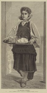 Eine aragonesische Kellnerin (Stich)