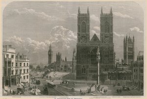 Eine architektonische Gruppe in Westminster