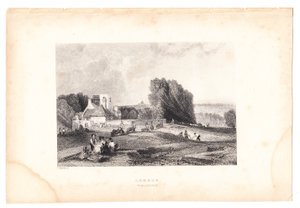 Eine Gravur von London aus Highgate, um 1800 von English School