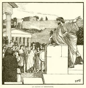 Eine Rede des Demosthenes von English School
