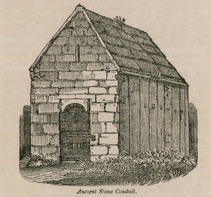 Antiker Steinwasserkanal