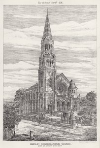 Anerley Kongregationalkirche (Gravur) von English School