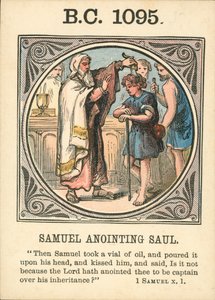 Anno Mundi: 1095 v. Chr., Samuel salbt Saul von English School