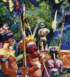 Antonio Raimondi erreichte, was er für die Quelle des Amazonas hielt