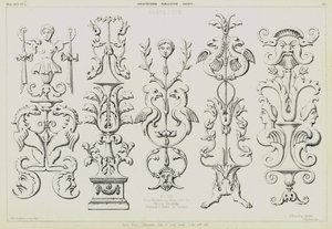 Arabeske Pilaster aus dem Grab von Papst Julius II. von Michelangelo in der Kirche San Pietro in Vincoli, Rom, Italien