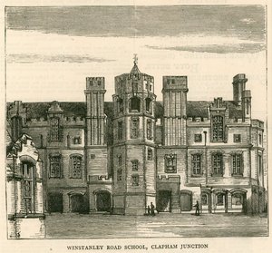 Architektur der London School Board: Winstanley Road School, Clapham Junction, London