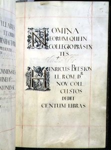 Archiv 3693 fol.4 Seite aus einem Benefizbuch des New College, Oxford