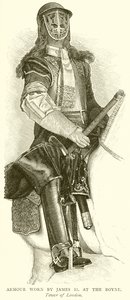 Rüstung, getragen von James II. bei der Boyne von English School