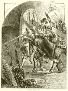Verhaftung von Guy Fawkes von English School