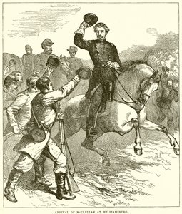 Ankunft von McClellan in Williamsburg von English School