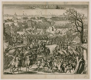 Ankunft von Wilhelm von Oranien in London von English School