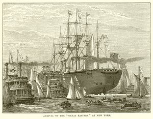 Ankunft der Great Eastern in New York