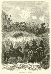 Artillerie im Einsatz, Oktober 1870