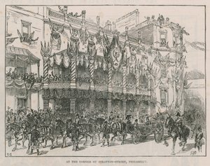 An der Ecke der Stratton Street