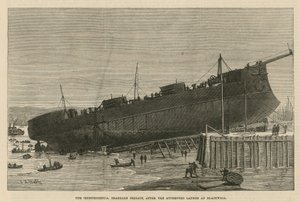 Versuchter Stapellauf der Independencia von English School