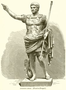 Augustus Caesar (gefunden in Pompeji) von English School