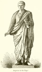 Augustus in der Toga von English School