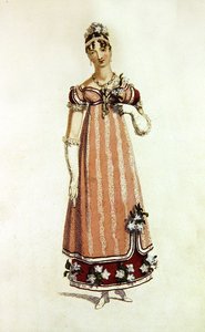 Ballkleid, Modeplatte aus Ackermann