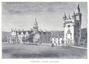 Balmoral Castle, Schottland von English School