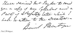 Basil Montague von English School