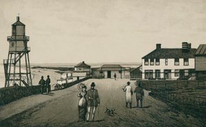 Badehaus und Sand, Dovercourt