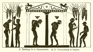 Baden in einem Gymnasium von English School
