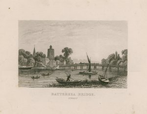 Battersea-Brücke, Surrey von English School
