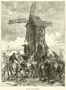 Schlacht von St. Quentin, Januar 1871 von English School