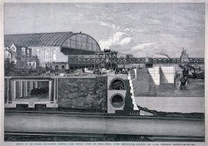 Bazalgette, Die Themse-Uferpromenade, 1867