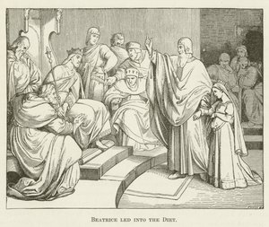 Beatrice wird in den Reichstag geführt