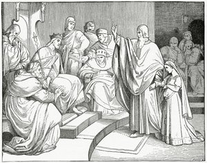 Beatrice wird in den Reichstag zur Verlobung geführt, 1882 von English School