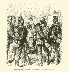 Vor der Statue Friedrichs des Großen, Mai 1871