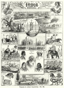 Bengalen, Indien von English School