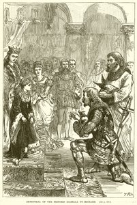 Verlobung der Prinzessin Isabella mit Richard