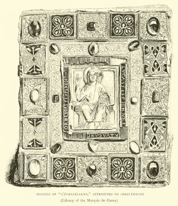 Einband des Evangelienbuchs, zugeschrieben Karl dem Großen
