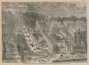 Vogelperspektive auf Buckingham und St Jamess Paläste